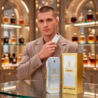 One Million Lucky Inspirado | Feromonas Alemanas + Aroma Intenso | Envíos a Todo Ecuador